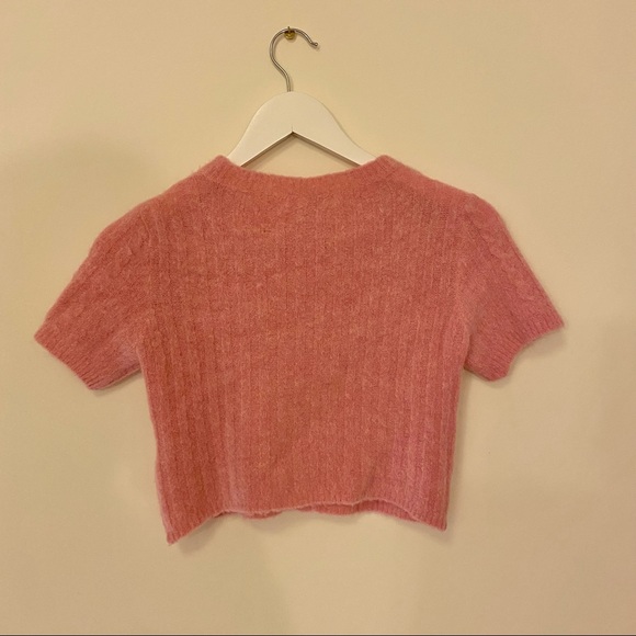 Tach Clothing Dahlia cropped top in poppy pink - Picture 12 of 14